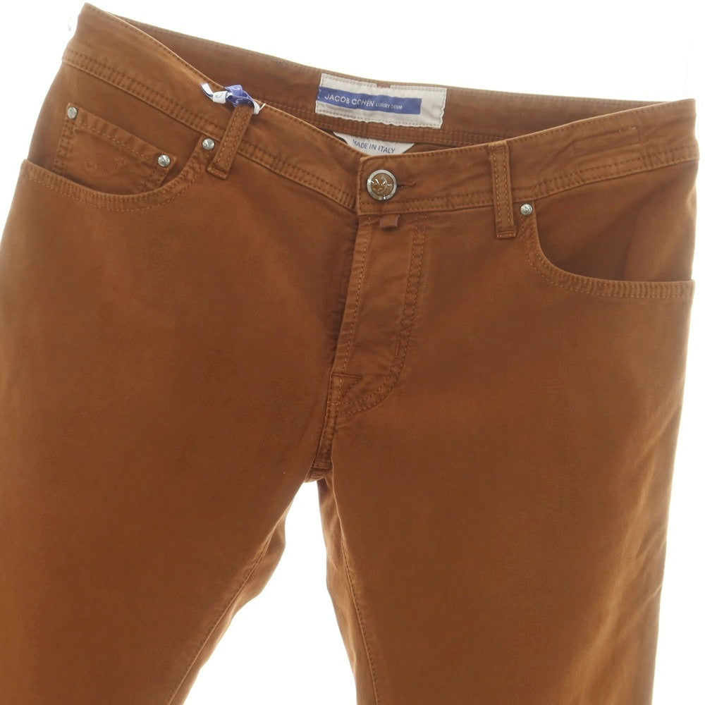 【新品】ヤコブコーエン JACOB COHEN NICK SLIM ストレッチコットン 5ポケットパンツ ブラウン【サイズ34】【 状態ランクN 】【 メンズ 】[DPD]