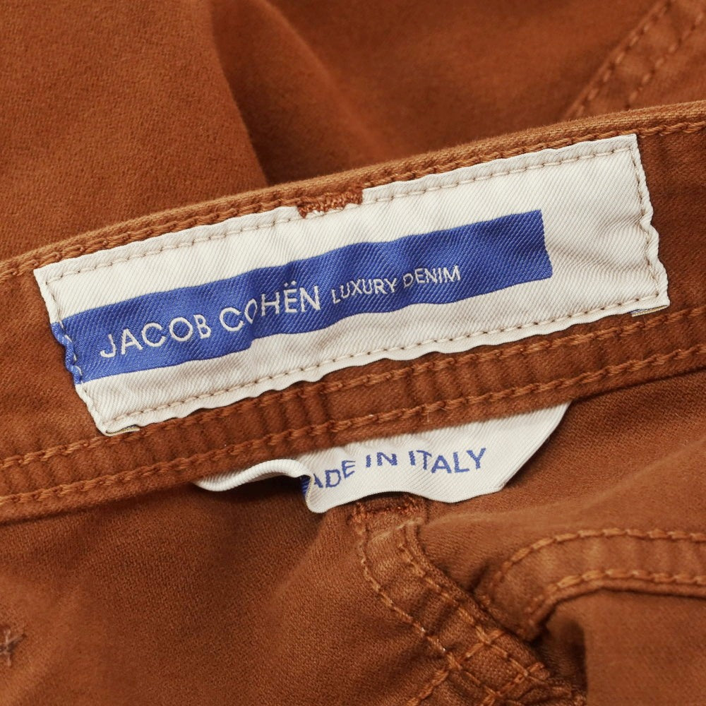 【新品】ヤコブコーエン JACOB COHEN NICK SLIM ストレッチコットン 5ポケットパンツ ブラウン【サイズ34】【 状態ランクN 】【 メンズ 】[DPD]