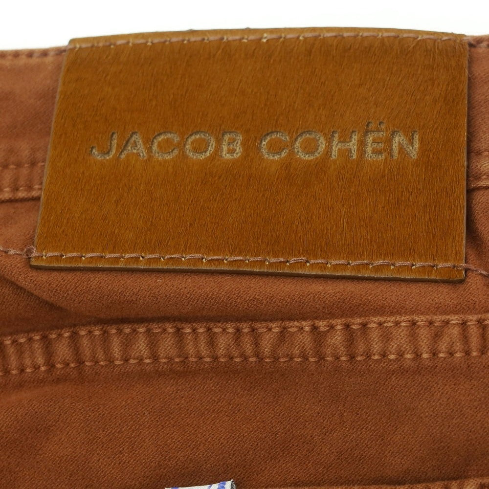 【新品】ヤコブコーエン JACOB COHEN NICK SLIM ストレッチコットン 5ポケットパンツ ブラウン【サイズ34】【 状態ランクN 】【 メンズ 】[DPD]