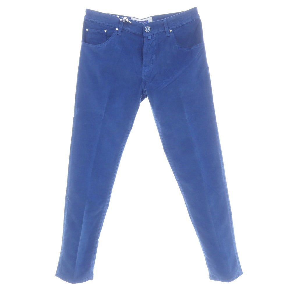【新品】ヤコブコーエン JACOB COHEN SCOTT ストレッチコットン コーデュロイパンツ ブルー【 34 】【 状態ランクN 】【 メンズ 】