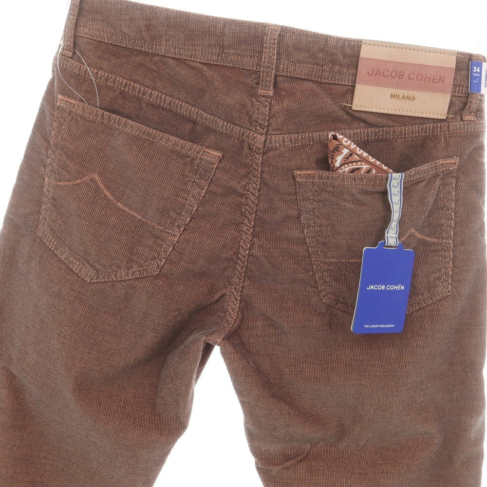 【新品】ヤコブコーエン JACOB COHEN BARD FAST ストレッチコットン コーデュロイパンツ ピンクブラウン【 34 】【 状態ランクN 】【 メンズ 】[CPD]