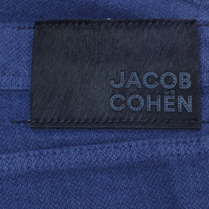 【新品】ヤコブコーエン JACOB COHEN LENNY ストレッチコットン 5ポケットパンツ ブルー【 34 】【 状態ランクN 】【 メンズ 】