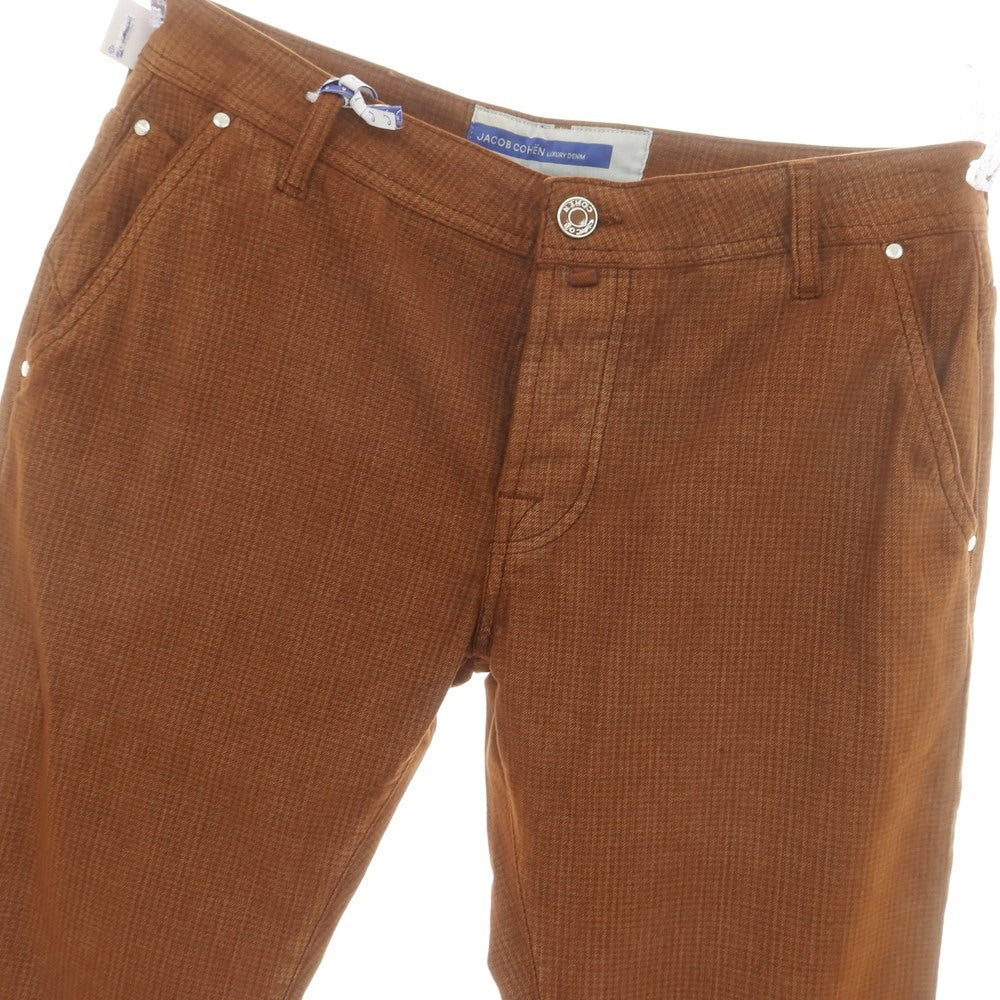 【新品アウトレット】ヤコブコーエン JACOB COHEN LENNY ストレッチコットン 5ポケットパンツ ライトブラウン【サイズ34】【 状態ランクN- 】【 メンズ 】[DPD]