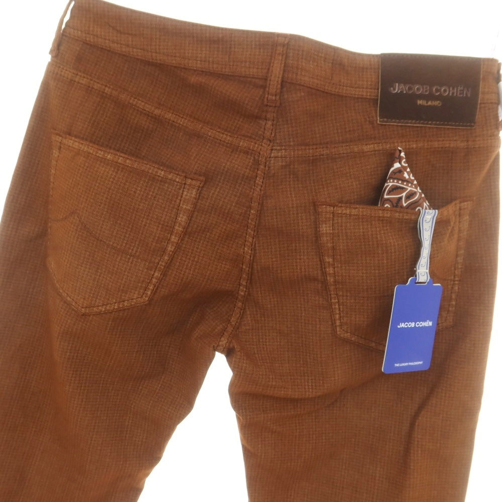 【新品アウトレット】ヤコブコーエン JACOB COHEN LENNY ストレッチコットン 5ポケットパンツ ライトブラウン【サイズ34】【 状態ランクN- 】【 メンズ 】[DPD]