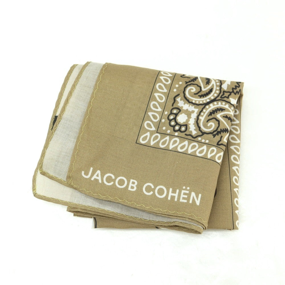 【新品】ヤコブコーエン JACOB COHEN LENNY ストレッチコットン チェック 5ポケットパンツ ベージュxダークカーキ【 34 】【 状態ランクN 】【 メンズ 】