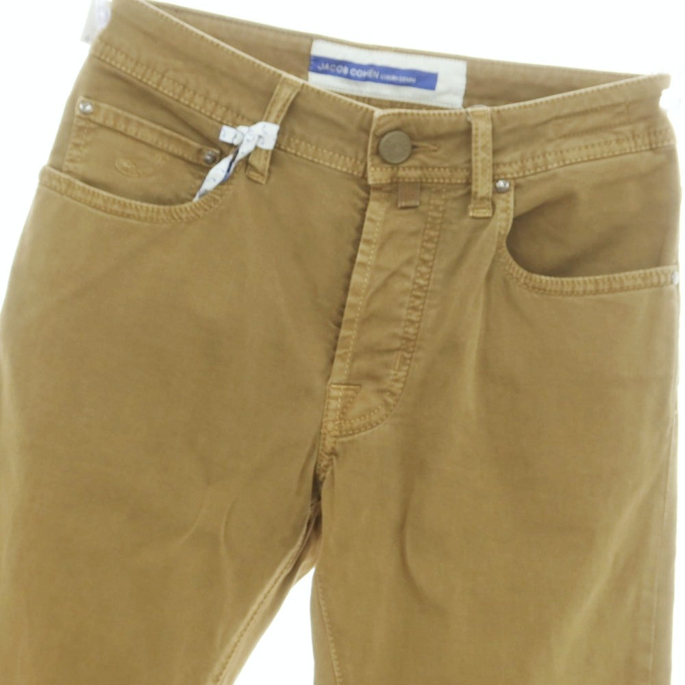【新品】ヤコブコーエン JACOB COHEN BARD ストレッチコットン 5ポケットパンツ オーカー【 28 】【 状態ランクN 】【 メンズ 】