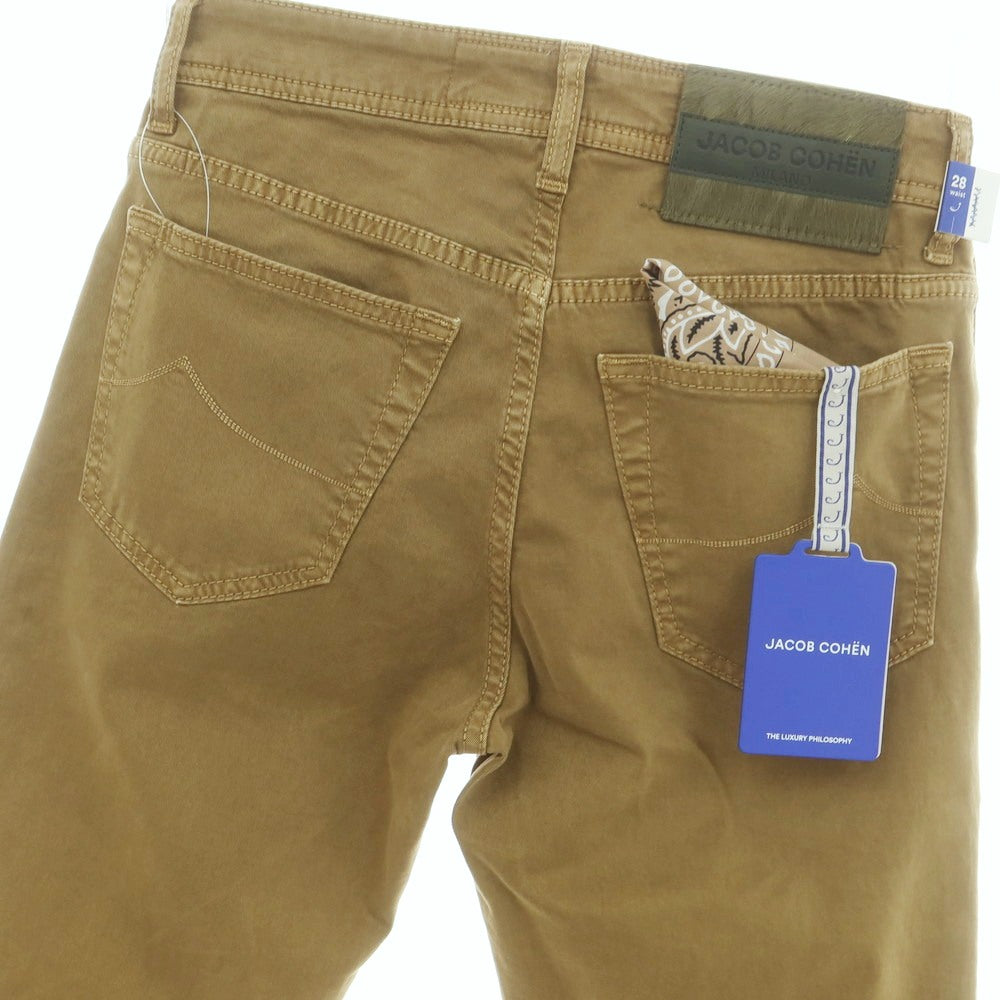 【新品】ヤコブコーエン JACOB COHEN BARD ストレッチコットン 5ポケットパンツ オーカー【 28 】【 状態ランクN 】【 メンズ 】