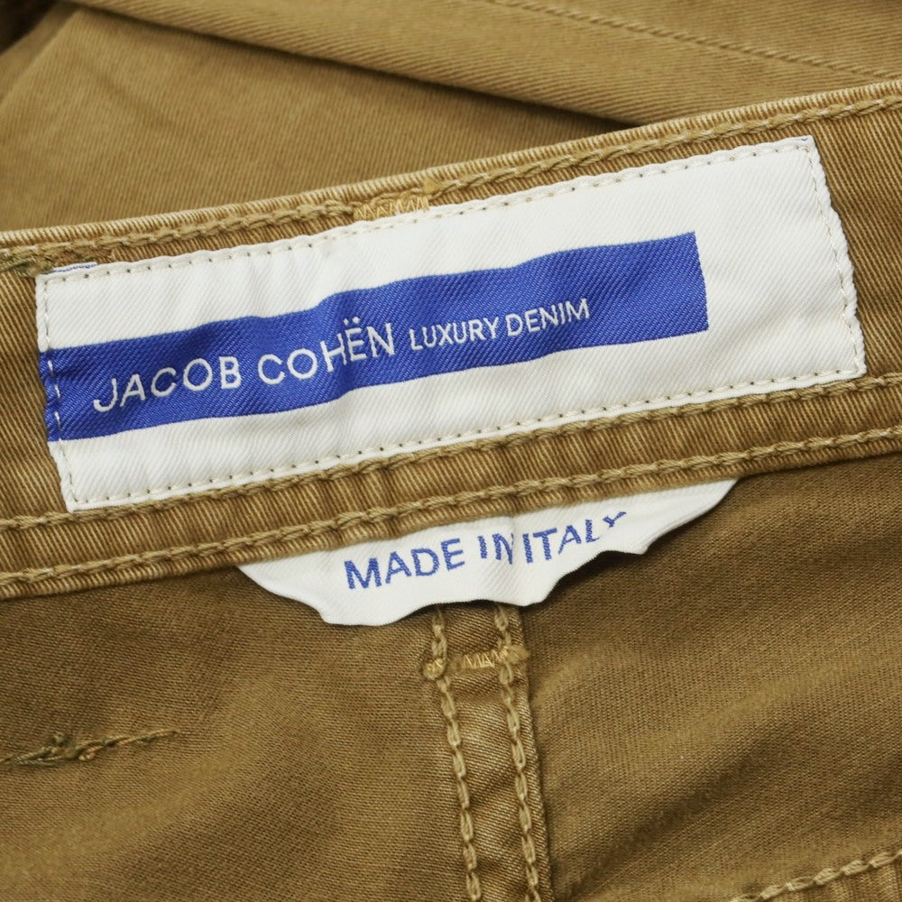【新品】ヤコブコーエン JACOB COHEN BARD ストレッチコットン 5ポケットパンツ オーカー【 28 】【 状態ランクN 】【 メンズ 】