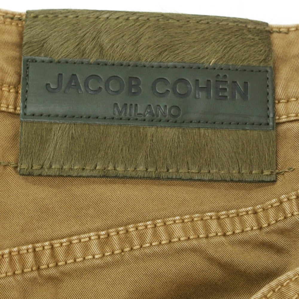 【新品】ヤコブコーエン JACOB COHEN BARD ストレッチコットン 5ポケットパンツ オーカー【 28 】【 状態ランクN 】【 メンズ 】