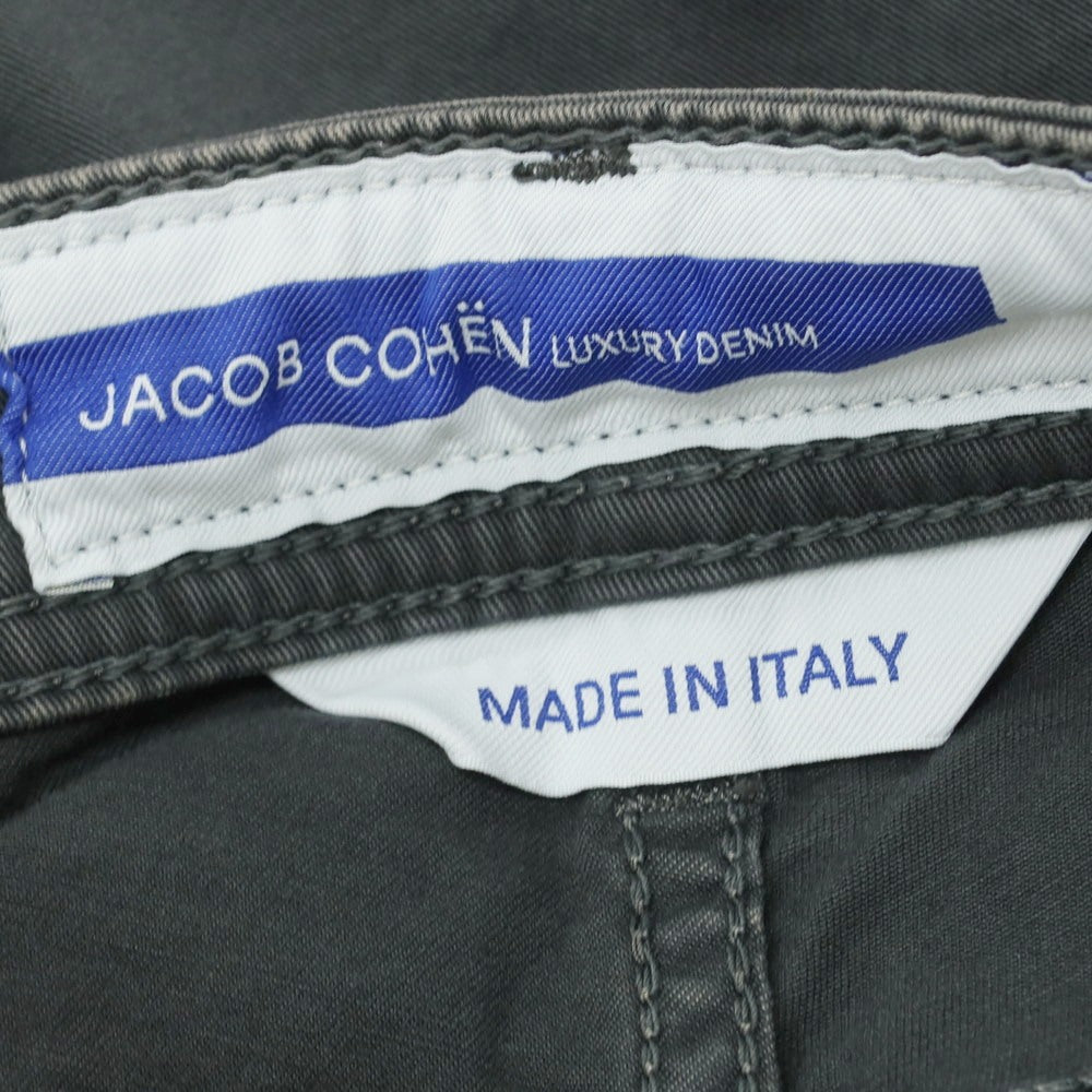 【新品】ヤコブコーエン JACOB COHEN BARD ストレッチコットン 5ポケットパンツ グレー【 36 】【 状態ランクN 】【 メンズ 】