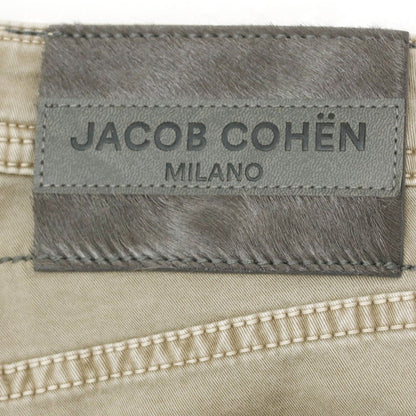 【新品】ヤコブコーエン JACOB COHEN BARD ストレッチコットン 5ポケットパンツ グレージュ【 28 】【 状態ランクN 】【 メンズ 】