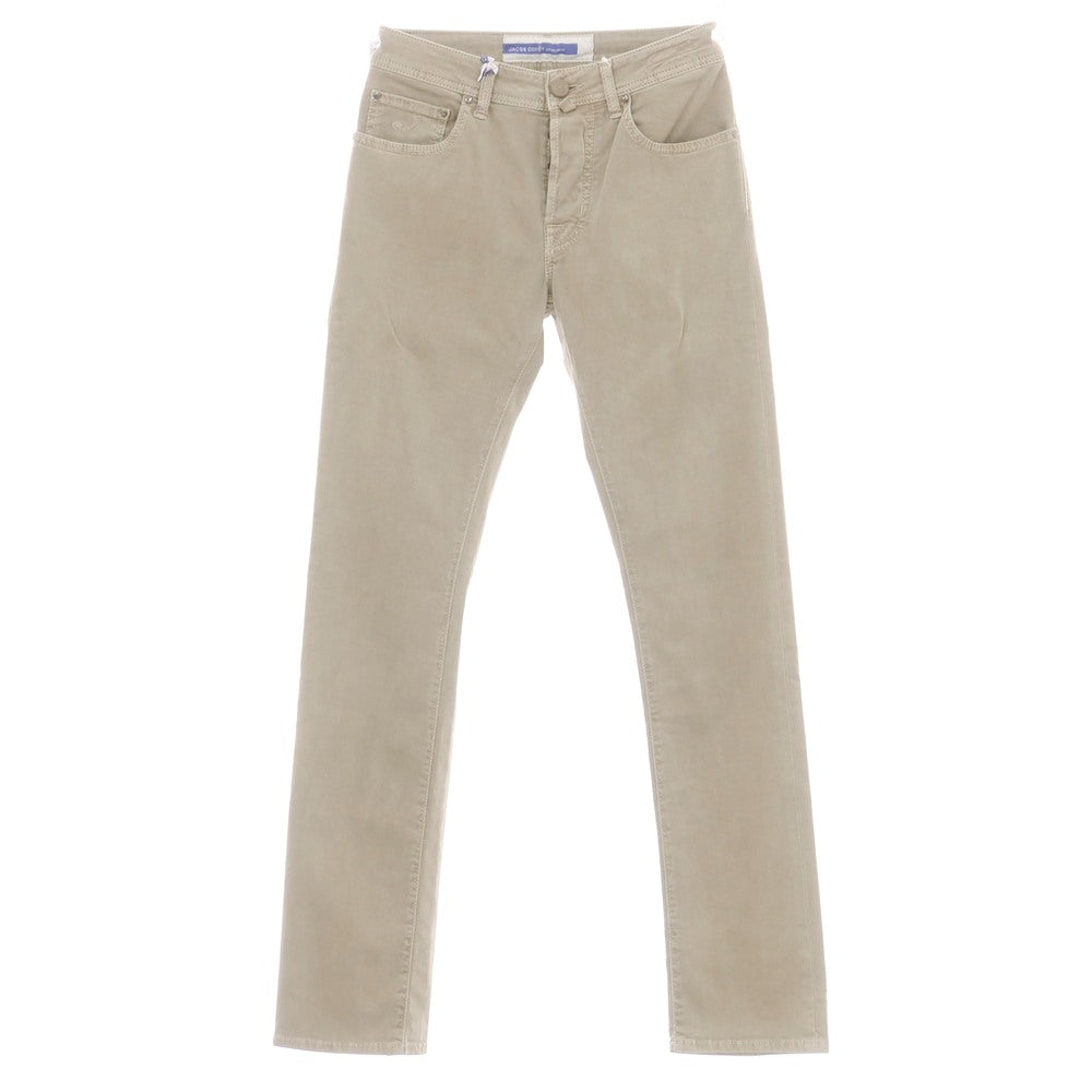 【新品】ヤコブコーエン JACOB COHEN BARD ストレッチコットン 5ポケットパンツ グレージュ【 29 】【 状態ランクN 】【 メンズ 】