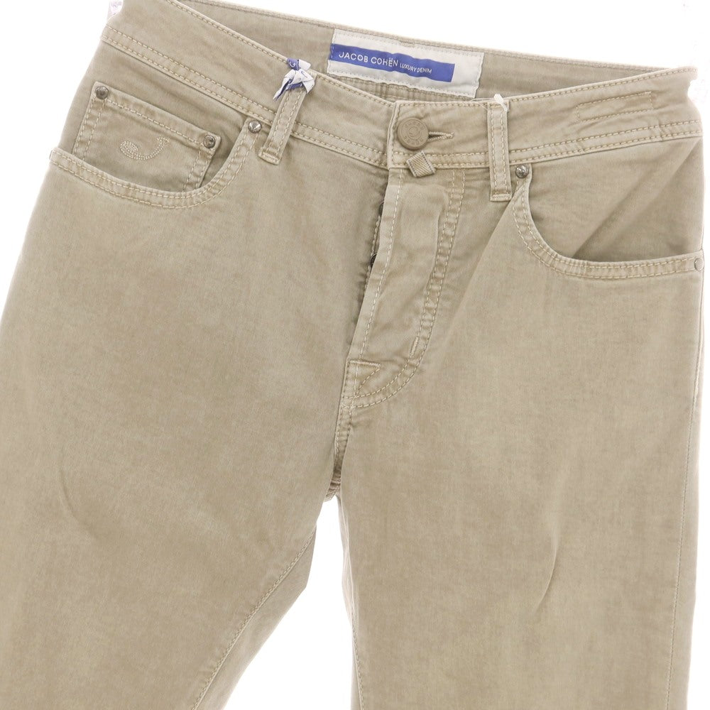 【新品】ヤコブコーエン JACOB COHEN BARD ストレッチコットン 5ポケットパンツ グレージュ【 29 】【 状態ランクN 】【 メンズ 】