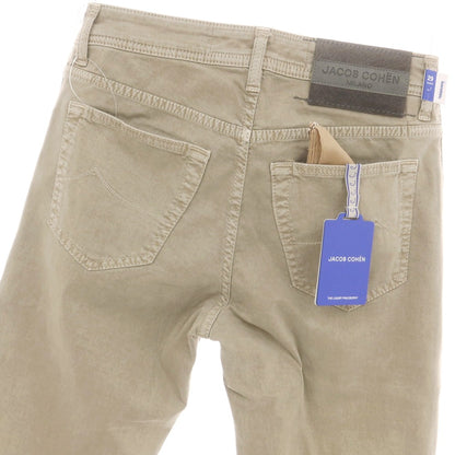 【新品】ヤコブコーエン JACOB COHEN BARD ストレッチコットン 5ポケットパンツ グレージュ【 29 】【 状態ランクN 】【 メンズ 】