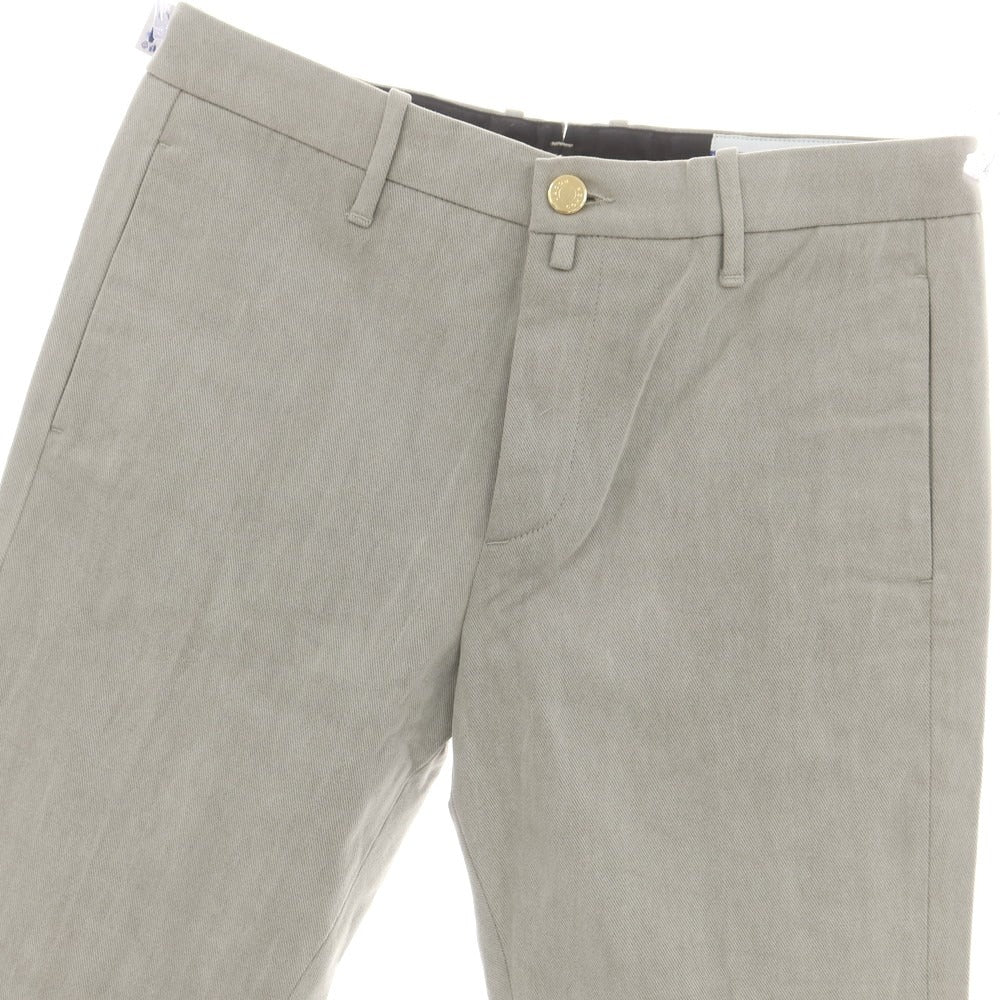 【新品】ヤコブコーエン JACOB COHEN ADAM コットン カジュアルスラックスパンツ ライトグレー【 34 】【 状態ランクN 】【 メンズ 】