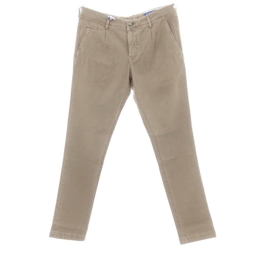 【新品アウトレット】ヤコブコーエン JACOB COHEN BOBBY II ストレッチコットン カジュアルスラックスパンツ グレーベージュ【 表記なし（XL位） 】【 状態ランクN- 】【 メンズ 】