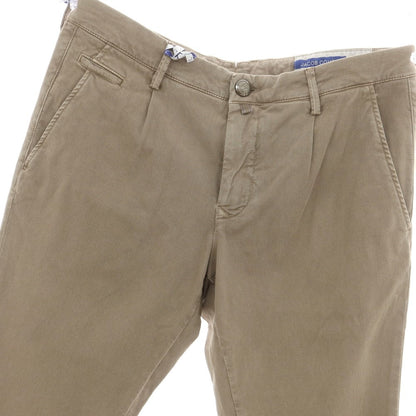 【新品アウトレット】ヤコブコーエン JACOB COHEN BOBBY II ストレッチコットン カジュアルスラックスパンツ グレーベージュ【 表記なし（XL位） 】【 状態ランクN- 】【 メンズ 】