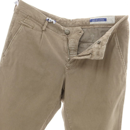 【新品アウトレット】ヤコブコーエン JACOB COHEN BOBBY II ストレッチコットン カジュアルスラックスパンツ グレーベージュ【 表記なし（XL位） 】【 状態ランクN- 】【 メンズ 】