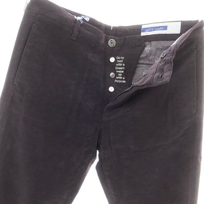 【新品】ヤコブコーエン JACOB COHEN ADAM ストレッチコットン カジュアルスラックスパンツ ブラック【 34 】【 状態ランクN 】【 メンズ 】