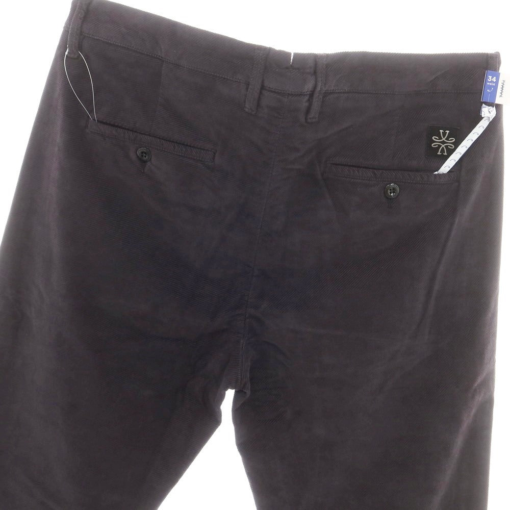 【新品】ヤコブコーエン JACOB COHEN ADAM ストレッチコットン カジュアルスラックスパンツ ブラック【 34 】【 状態ランクN 】【 メンズ 】