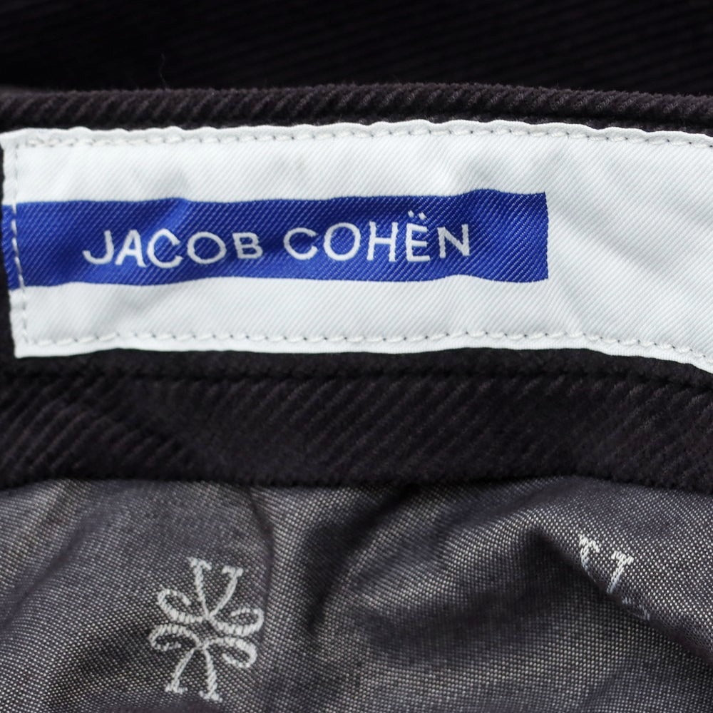 【新品】ヤコブコーエン JACOB COHEN ADAM ストレッチコットン カジュアルスラックスパンツ ブラック【 34 】【 状態ランクN 】【 メンズ 】