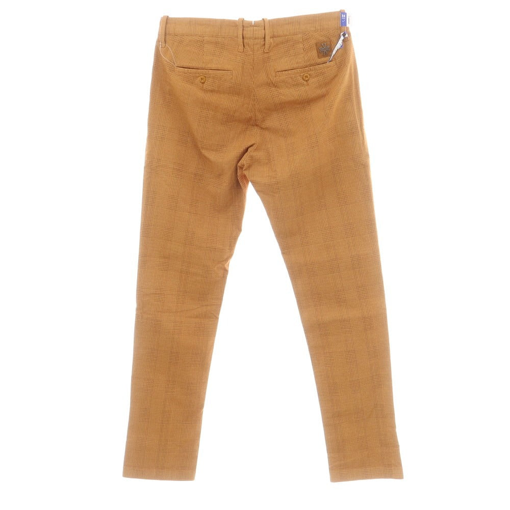 【新品】ヤコブコーエン JACOB COHEN BOBBY ストレッチコットン カジュアルスラックスパンツ ライトオレンジxブラウン【サイズ34】【 状態ランクN 】【 メンズ 】[DPD]