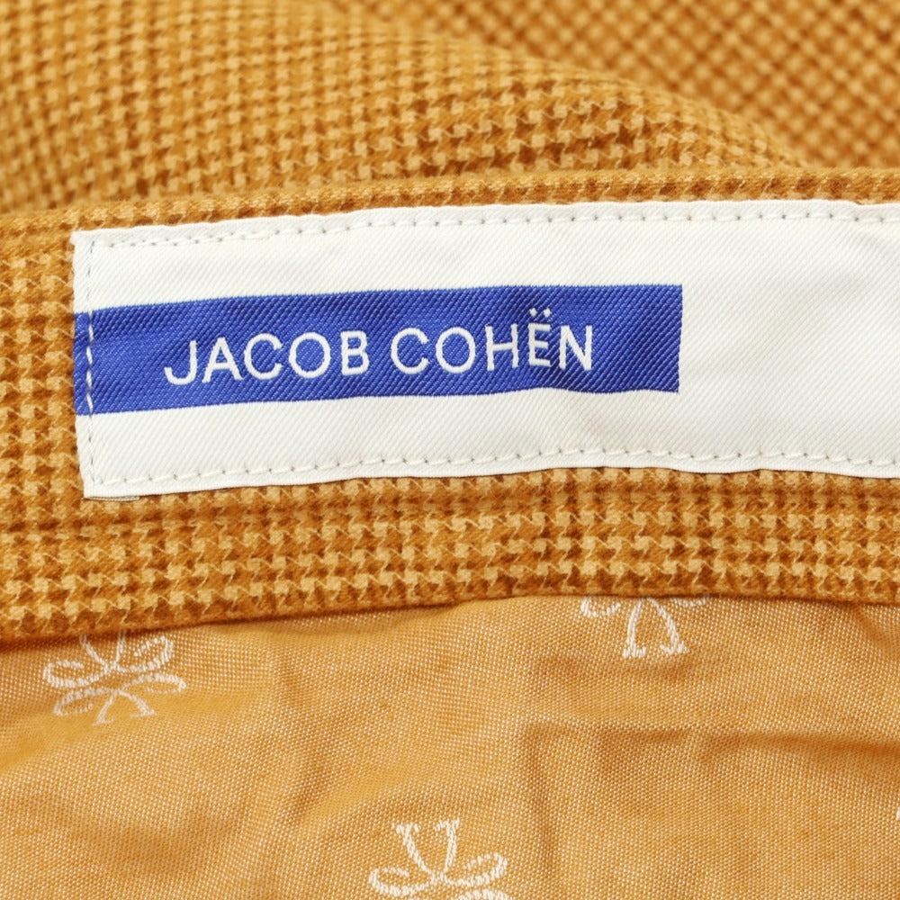 【新品】ヤコブコーエン JACOB COHEN BOBBY ストレッチコットン カジュアルスラックスパンツ ライトオレンジxブラウン【サイズ34】【 状態ランクN 】【 メンズ 】[DPD]