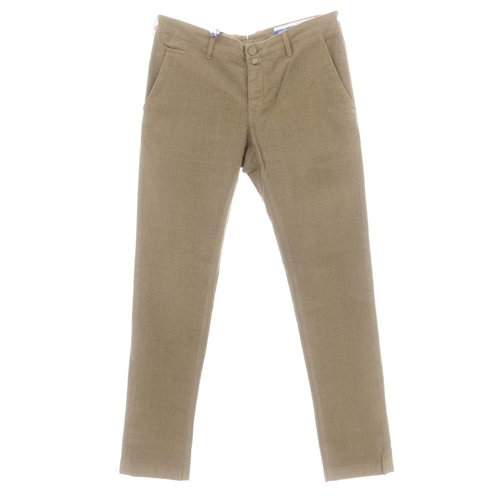 【新品アウトレット】ヤコブコーエン JACOB COHEN BOBBY ストレッチコットン カジュアルスラックスパンツ カーキベージュ【 34 】【 状態ランクN- 】【 メンズ 】