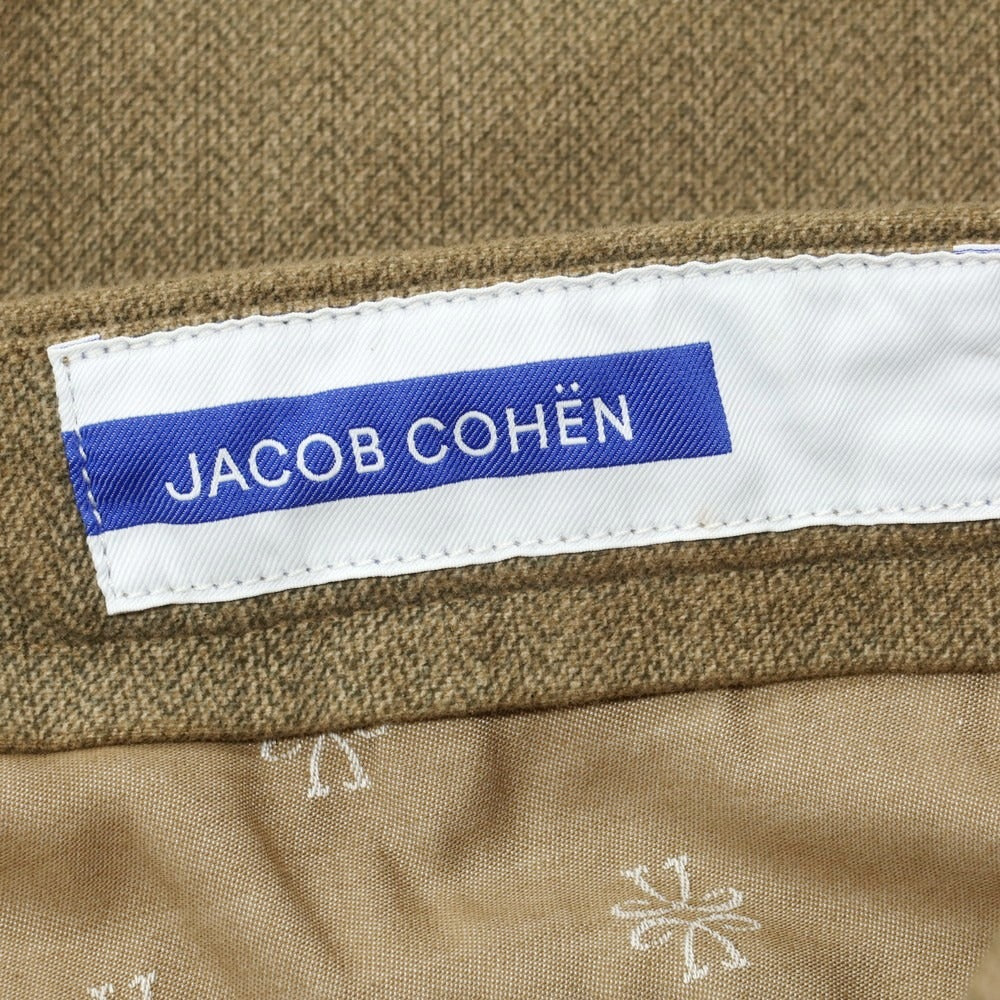 【新品アウトレット】ヤコブコーエン JACOB COHEN BOBBY ストレッチコットン カジュアルスラックスパンツ カーキベージュ【 34 】【 状態ランクN- 】【 メンズ 】[CPD]
