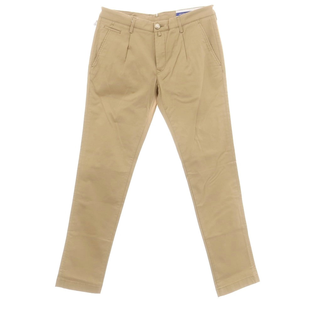 【新品】ヤコブコーエン JACOB COHEN BOBBY II ストレッチコットン カジュアルスラックスパンツ ベージュ【 34 】【 状態ランクN 】【 メンズ 】