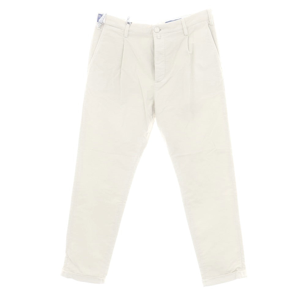 【新品アウトレット】ヤコブコーエン JACOB COHEN HENRY ストレッチコットン カジュアルスラックスパンツ オフホワイト【 34 】【 状態ランクN- 】【 メンズ 】