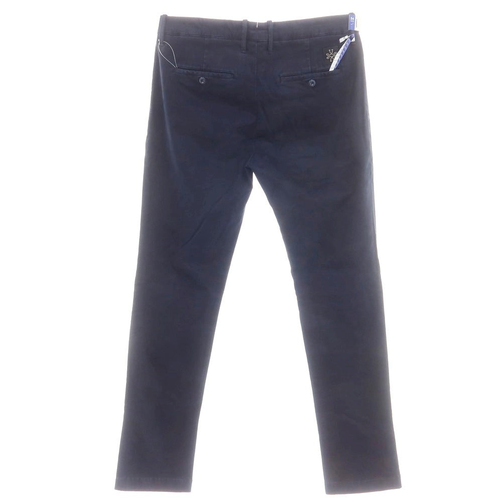 【新品】ヤコブコーエン JACOB COHEN BOBBY ストレッチコットンリヨセル カジュアルスラックスパンツ ネイビー【 34 】【 状態ランクN 】【 メンズ 】