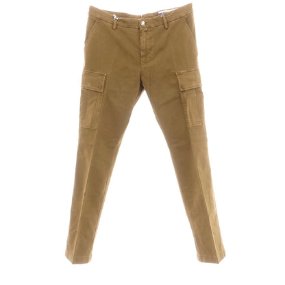 【新品】ヤコブコーエン JACOB COHEN RYAN ストレッチコットンリヨセル カーゴパンツ オーカー【 34 】【 状態ランクN 】【 メンズ 】