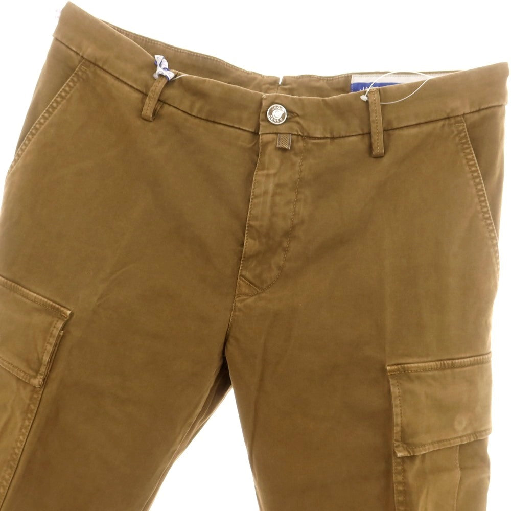 【新品】ヤコブコーエン JACOB COHEN RYAN ストレッチコットンリヨセル カーゴパンツ オーカー【 34 】【 状態ランクN 】【 メンズ 】