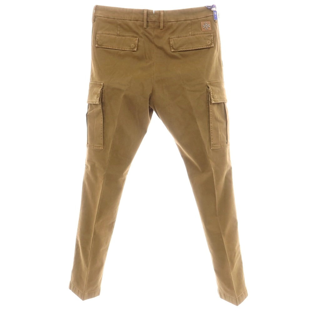 【新品】ヤコブコーエン JACOB COHEN RYAN ストレッチコットンリヨセル カーゴパンツ オーカー【 34 】【 状態ランクN 】【 メンズ 】