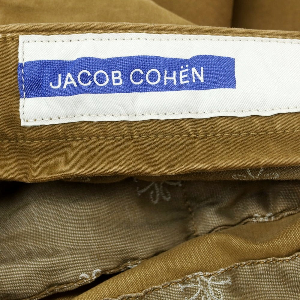 【新品】ヤコブコーエン JACOB COHEN RYAN ストレッチコットンリヨセル カーゴパンツ オーカー【 34 】【 状態ランクN 】【 メンズ 】