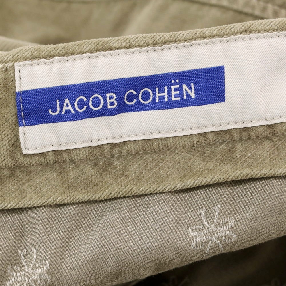 【新品】ヤコブコーエン JACOB COHEN RYAN ストレッチコットンリヨセル カーゴパンツ グレージュ【 34 】【 状態ランクN 】【 メンズ 】