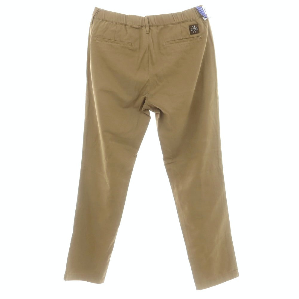 【新品】ヤコブコーエン JACOB COHEN GREG ストレッチレーヨンコットン イージースラックスパンツ ダークベージュ【サイズ34】【 状態ランクN 】【 メンズ 】[EPD]