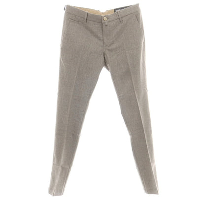 【新品】ヤコブコーエン JACOB COHEN BOBBY ストレッチウール カジュアルスラックスパンツ グレージュ【 34 】【 状態ランクN 】【 メンズ 】