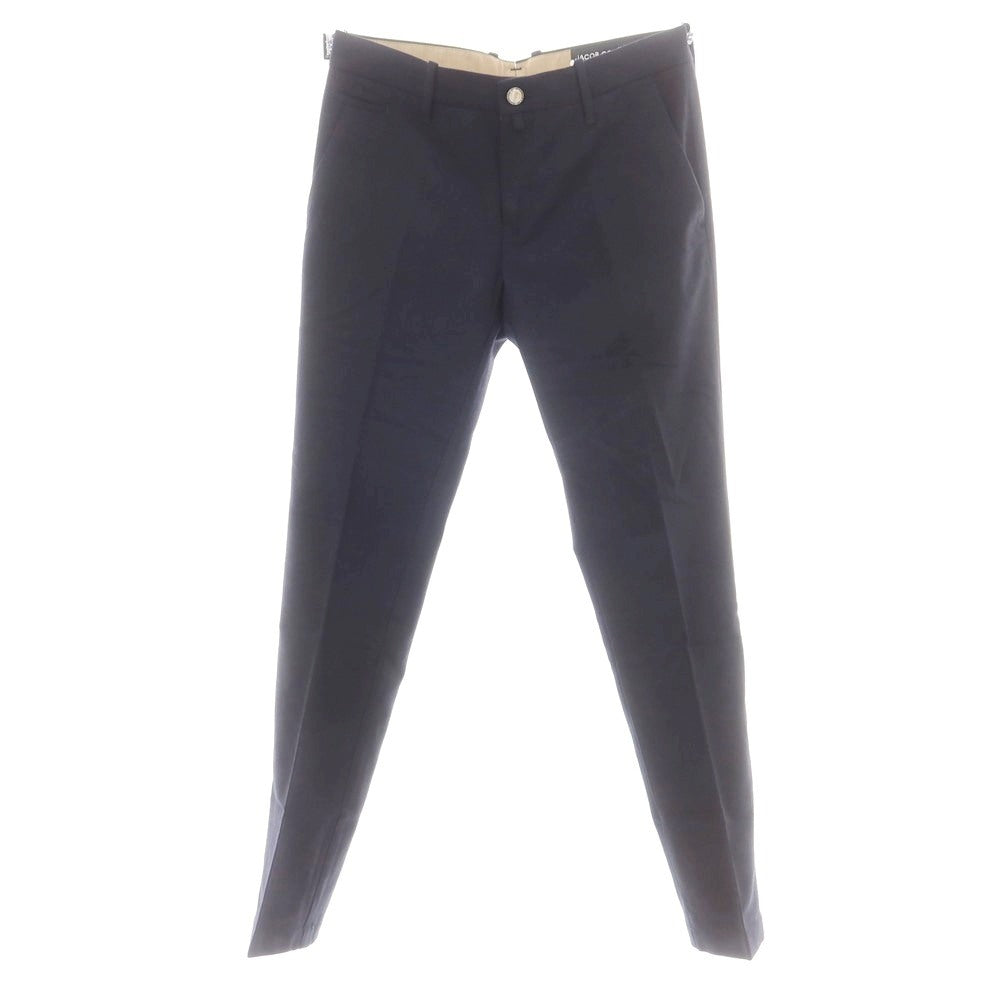 【新品】ヤコブコーエン JACOB COHEN BOBBY カシミヤナイロンウール カジュアルスラックスパンツ ネイビー【 34 】【 状態ランクN 】【 メンズ 】