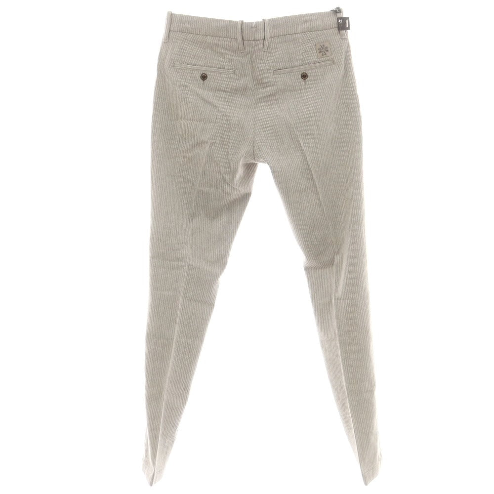 【新品】ヤコブコーエン JACOB COHEN BOBBY ストレッチウールカシミヤ カジュアルスラックスパンツ ライトグレー【 34 】【 状態ランクN 】【 メンズ 】