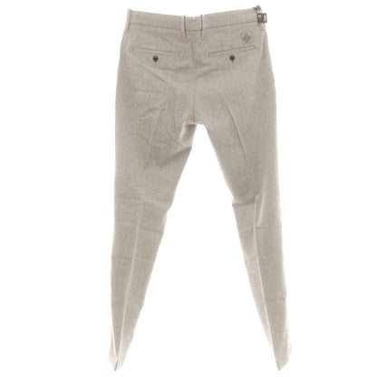 【新品】ヤコブコーエン JACOB COHEN BOBBY ストレッチウールカシミヤ カジュアルスラックスパンツ ライトグレー【 34 】【 状態ランクN 】【 メンズ 】