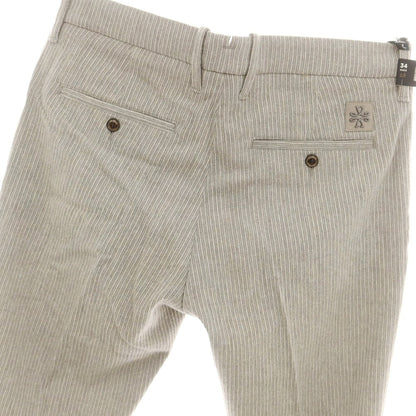 【新品】ヤコブコーエン JACOB COHEN BOBBY ストレッチウールカシミヤ カジュアルスラックスパンツ ライトグレー【 34 】【 状態ランクN 】【 メンズ 】