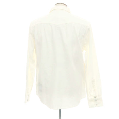 【新品】ヤコブコーエン JACOB COHEN コットン ウエスタンシャツ ホワイト【 XL 】【 状態ランクN 】【 メンズ 】
