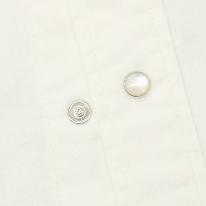 【新品】ヤコブコーエン JACOB COHEN コットン ウエスタンシャツ ホワイト【 XL 】【 状態ランクN 】【 メンズ 】