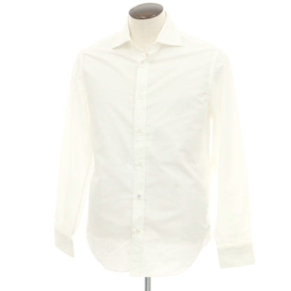 【新品アウトレット】ヤコブコーエン JACOB COHEN コットン ワイドカラー カジュアルシャツ ホワイト【 41 】【 状態ランクN- 】【 メンズ 】