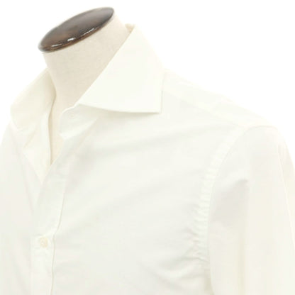 【新品アウトレット】ヤコブコーエン JACOB COHEN コットン ワイドカラー カジュアルシャツ ホワイト【 41 】【 状態ランクN- 】【 メンズ 】