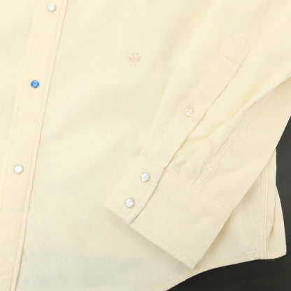 【新品アウトレット】ヤコブコーエン JACOB COHEN コットン 細畝コーデュロイ ウエスタンシャツ ライトベージュ【 L 】【 状態ランクN- 】【 メンズ 】