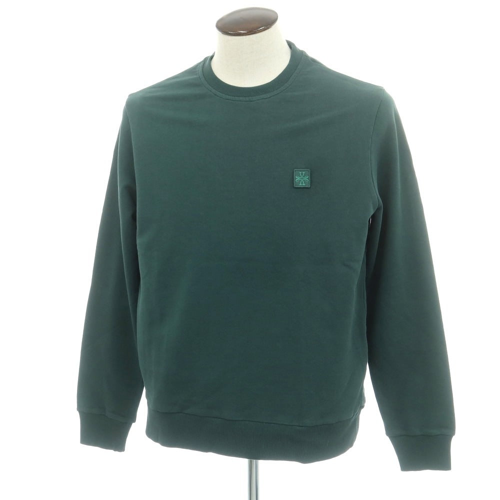 【新品】ヤコブコーエン JACOB COHEN コットン クルーネック スウェット ダークグリーン【 L 】【 状態ランクN 】【 メンズ 】