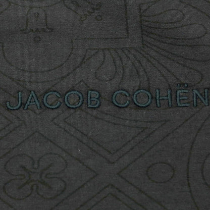 【新品】ヤコブコーエン JACOB COHEN ストレッチコットン クルーネック スウェット ダークグレー【 L 】【 状態ランクN 】【 メンズ 】